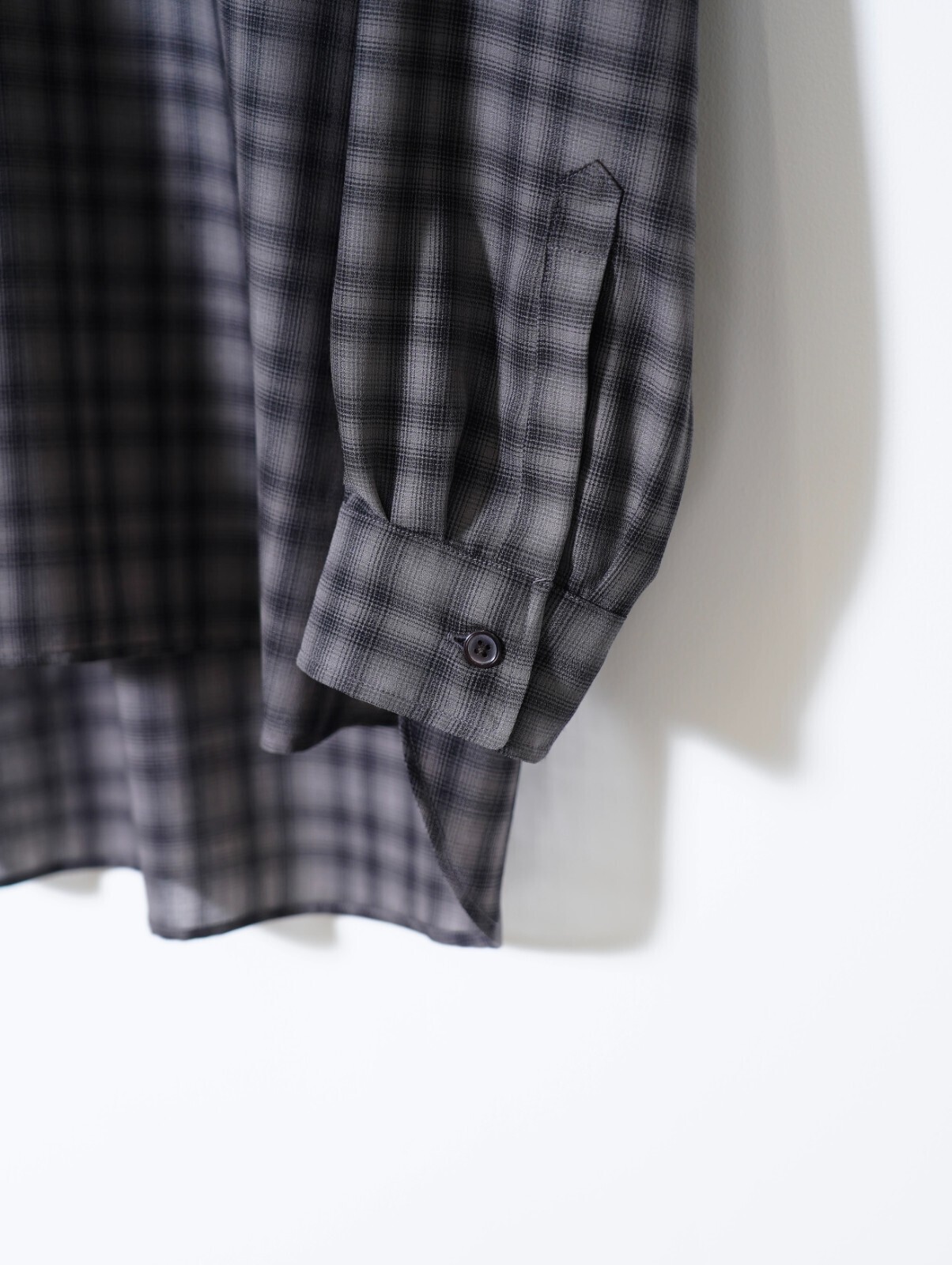 ULTERIOR 男士 SUPER LIGHT FADED CHECK SKIPPER SHIRT 写真13