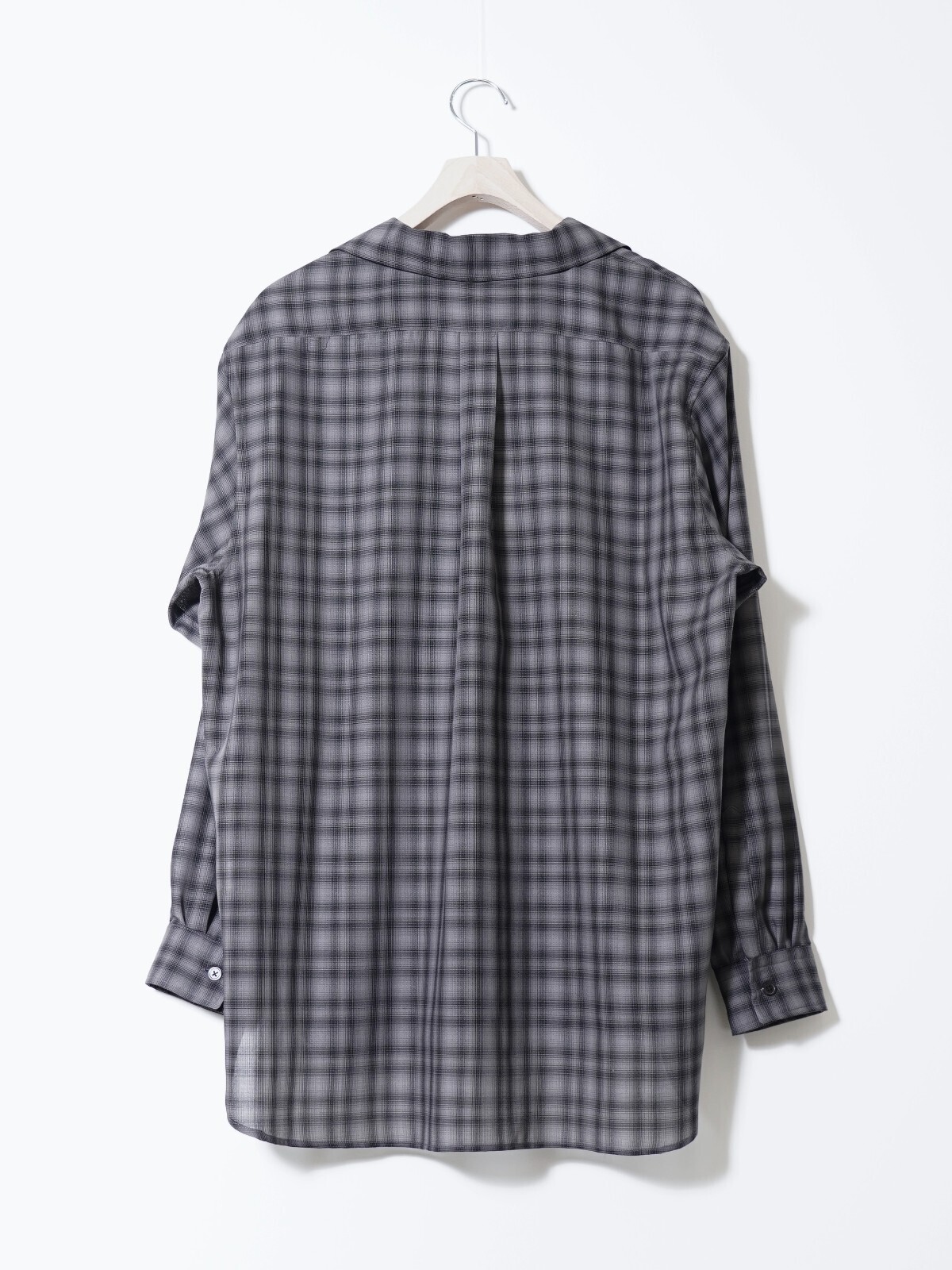 ULTERIOR 男士 SUPER LIGHT FADED CHECK SKIPPER SHIRT 写真10
