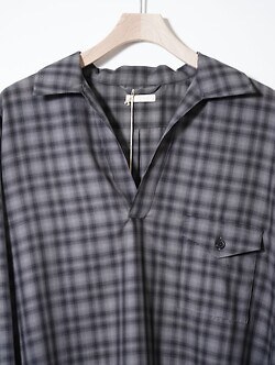 ULTERIOR 男士 SUPER LIGHT FADED CHECK SKIPPER SHIRT 圖片11