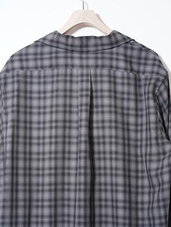 ULTERIOR 男士 SUPER LIGHT FADED CHECK SKIPPER SHIRT 圖片14