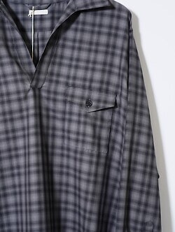 ULTERIOR 男士 SUPER LIGHT FADED CHECK SKIPPER SHIRT 写真12