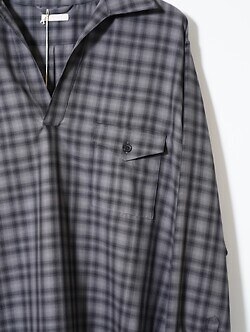 ULTERIOR 男士 SUPER LIGHT FADED CHECK SKIPPER SHIRT 圖片12