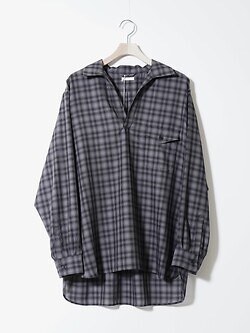 ULTERIOR 男士 SUPER LIGHT FADED CHECK SKIPPER SHIRT 写真9