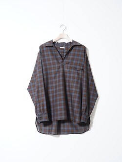 ULTERIOR 男士 SUPER LIGHT FADED CHECK SKIPPER SHIRT 圖片1