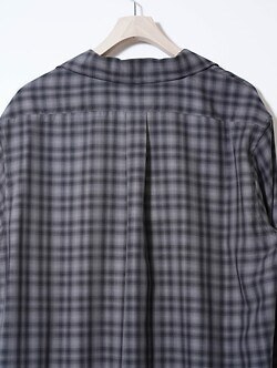 ULTERIOR 男士 SUPER LIGHT FADED CHECK SKIPPER SHIRT 写真14