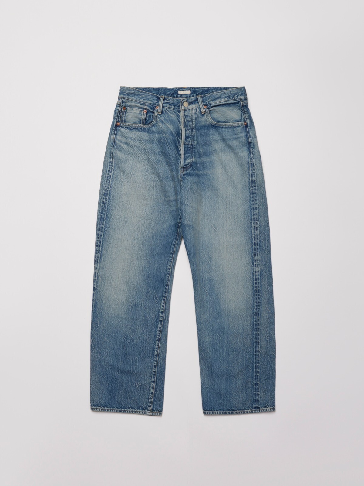 ULTERIOR 女士 & 男士 VINTAGE WASHED SELVEDGE DENIM 5P PANTS 圖片1