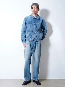 ULTERIOR 여성 & 남성 VINTAGE WASHED SELVEDGE DENIM 5P PANTS 이미지9