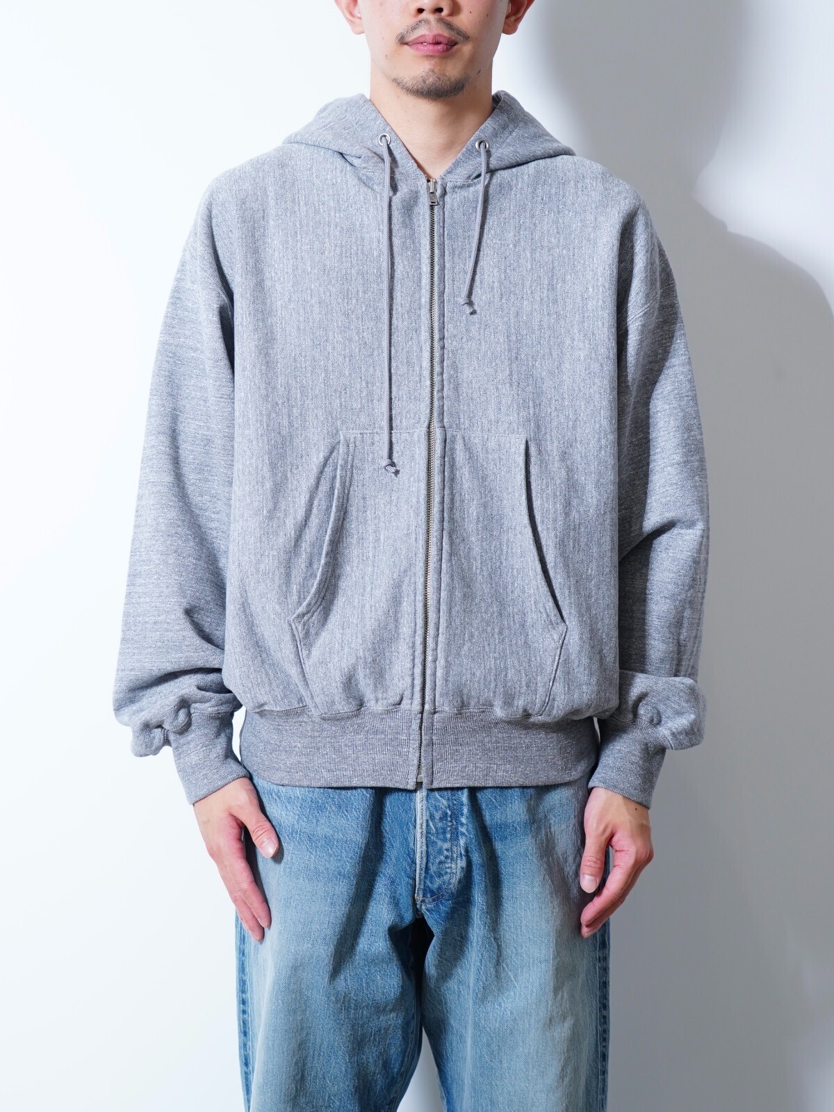 ULTERIOR 여성 & 남성 FADED SILKY TERRY RW ZIP UP PARKA 이미지9