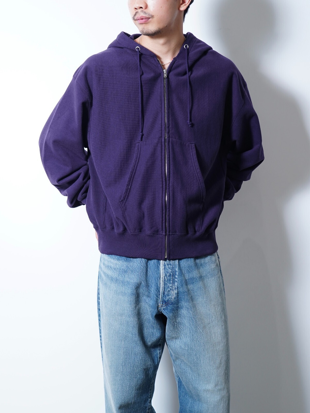 ULTERIOR 여성 & 남성 FADED SILKY TERRY RW ZIP UP PARKA 写真27