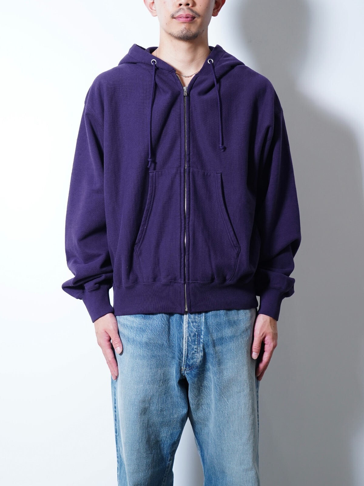 ULTERIOR 여성 & 남성 FADED SILKY TERRY RW ZIP UP PARKA 이미지31