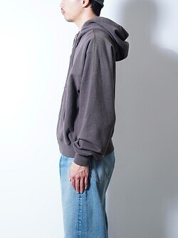 ULTERIOR 여성 & 남성 FADED SILKY TERRY RW ZIP UP PARKA 이미지20