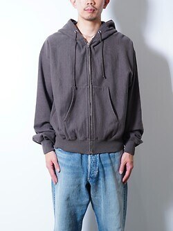 ULTERIOR 여성 & 남성 FADED SILKY TERRY RW ZIP UP PARKA 이미지19