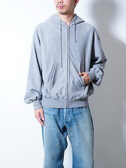 ULTERIOR 여성 & 남성 FADED SILKY TERRY RW ZIP UP PARKA 이미지12