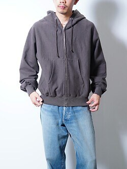 ULTERIOR 여성 & 남성 FADED SILKY TERRY RW ZIP UP PARKA 이미지23
