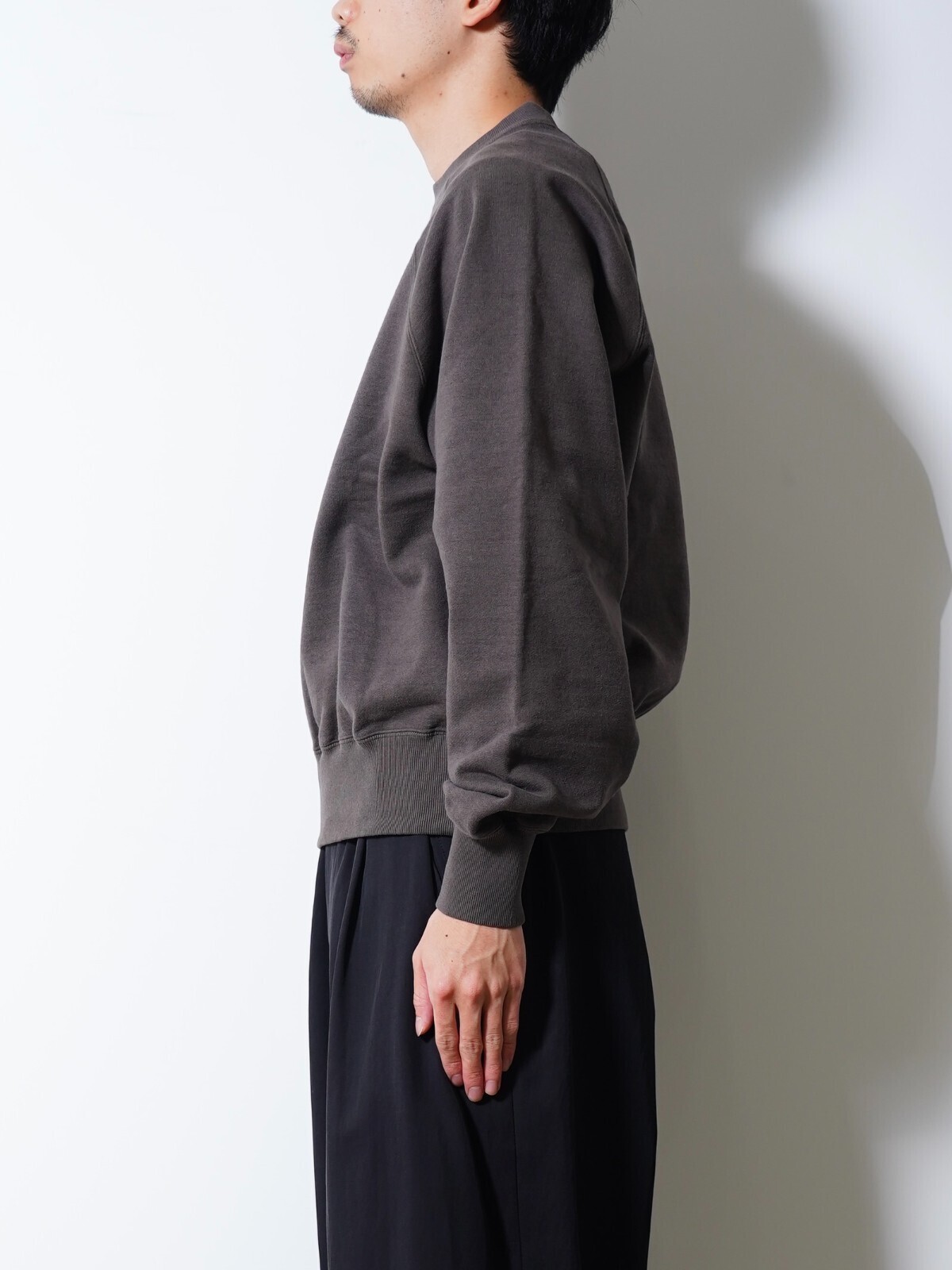 ULTERIOR WOMENS & MENS FADED SILKY TERRY SWEAT SHIRT IMAGE13