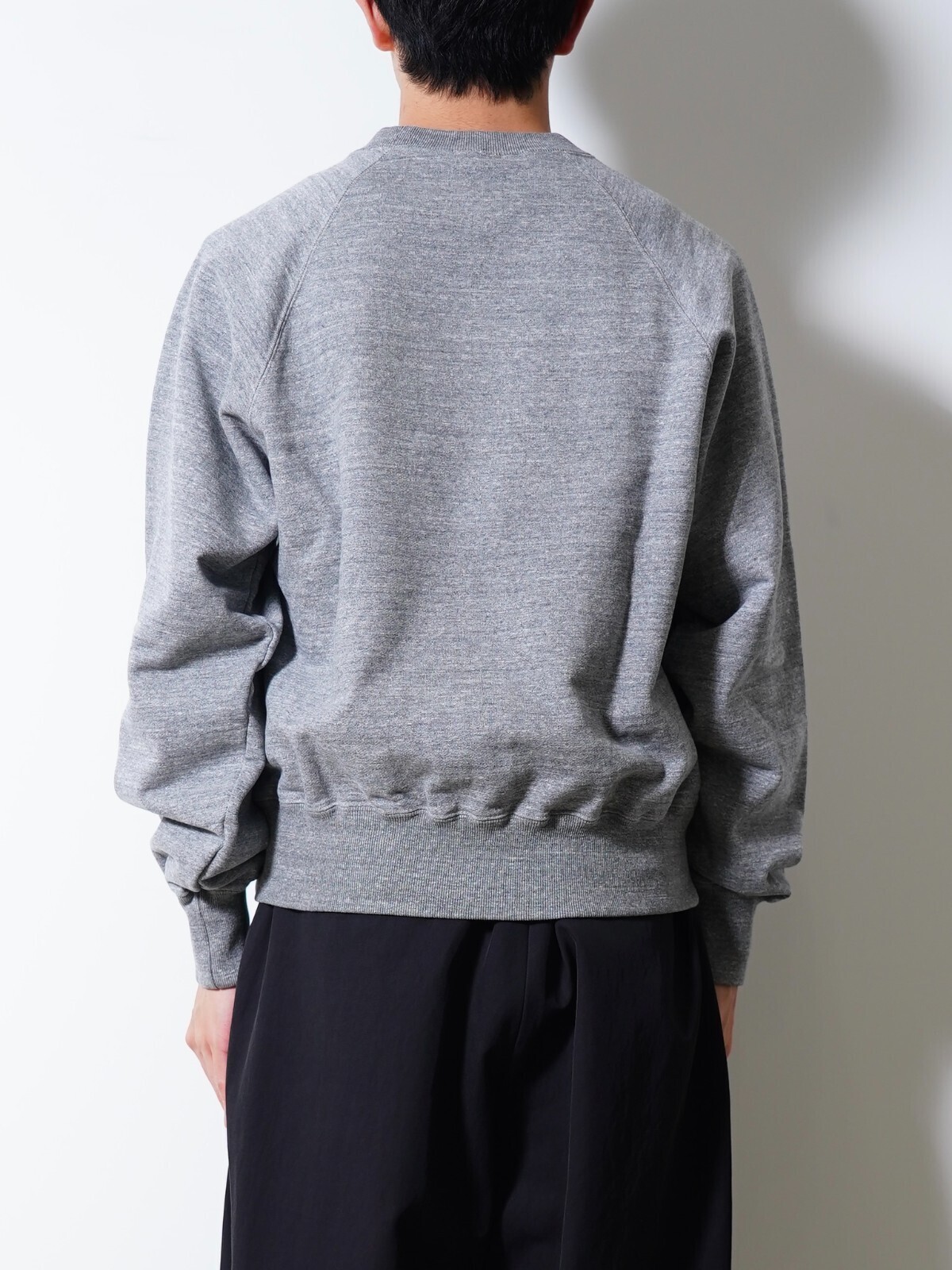 ULTERIOR WOMENS & MENS FADED SILKY TERRY SWEAT SHIRT IMAGE3