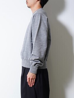 ULTERIOR WOMENS & MENS FADED SILKY TERRY SWEAT SHIRT IMAGE2