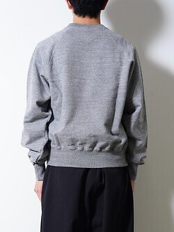 ULTERIOR WOMENS & MENS FADED SILKY TERRY SWEAT SHIRT IMAGE3