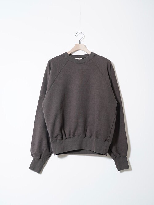FADED SILKY TERRY SWEAT SHIRT｜ULTERIOR WOMENS & MENS