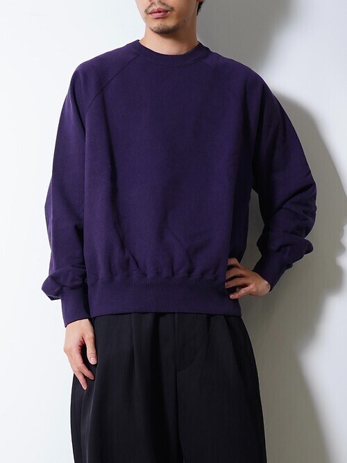 FADED SILKY TERRY SWEAT SHIRT｜ULTERIOR 女士 & 男士