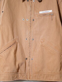 ダイリク メンズ "Dairiku Work Wear" Vintage Wash Jacket  画像5