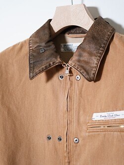 ダイリク メンズ "Dairiku Work Wear" Vintage Wash Jacket  画像3