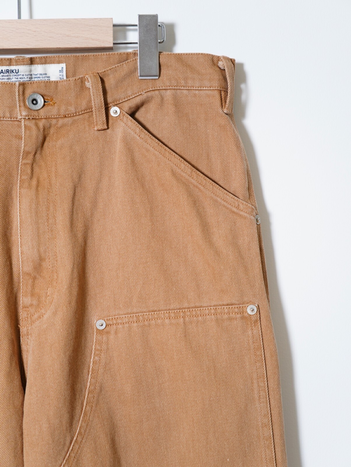 ダイリク メンズ "Wide" ビンテージウォッシュペインターチノパンツ 画像4