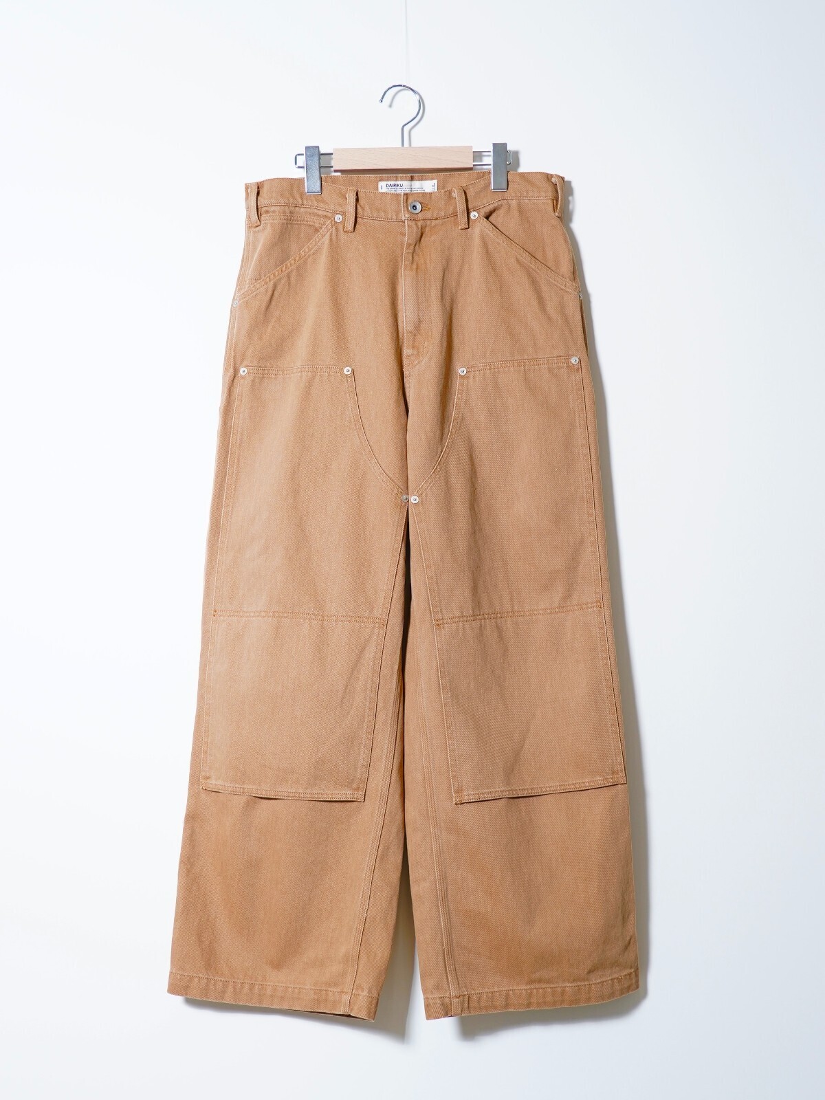 DAIRIKU MENS "Wide" Vintage Wash Painter Chino Pants IMAGE1