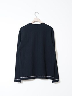 KHOKI 여성 & 남성 Hand-embroidered long sleeve T-shirt 이미지7