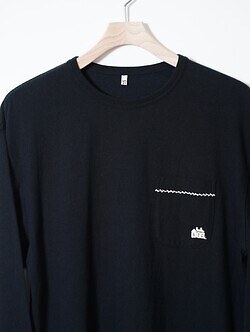 KHOKI 여성 & 남성 Hand-embroidered long sleeve T-shirt 이미지8