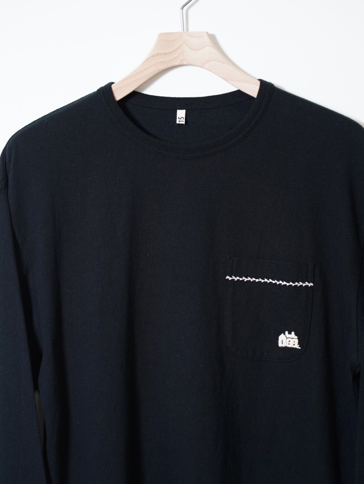 KHOKI 여성 & 남성 Hand-embroidered long sleeve T-shirt 이미지8