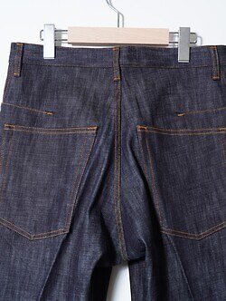 ネヴァーフォーゲット メンズ 3D TWISTED WIDE LEG JEANS 画像6