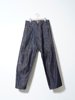 ネヴァーフォーゲット メンズ 3D TWISTED WIDE LEG JEANS 画像1