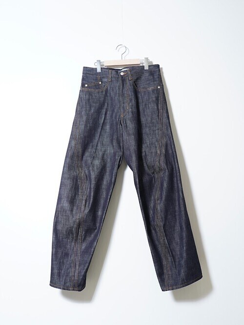 3D TWISTED WIDE LEG JEANS｜ネヴァーフォーゲット メンズ