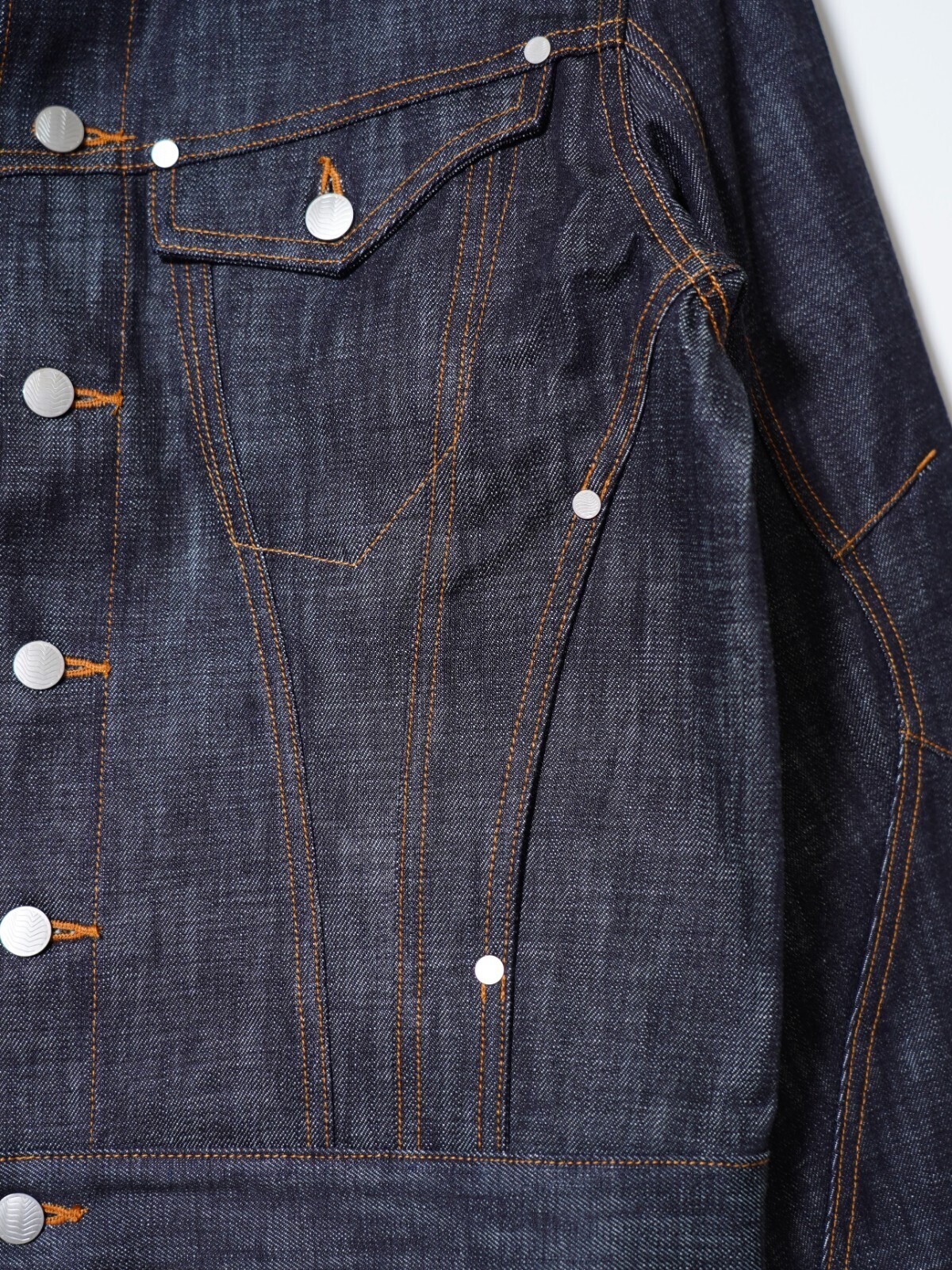 ネヴァーフォーゲット メンズ DENIM TRUCKER JACKET 画像4