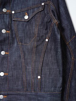 ネヴァーフォーゲット メンズ DENIM TRUCKER JACKET 画像4