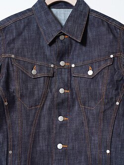 ネヴァーフォーゲット メンズ DENIM TRUCKER JACKET 画像3
