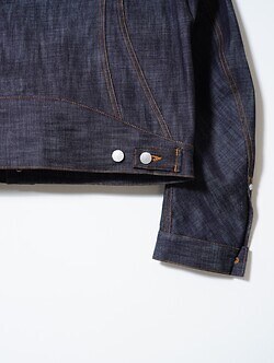 ネヴァーフォーゲット メンズ DENIM TRUCKER JACKET 画像5