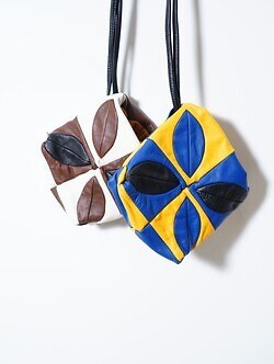 KHOKI WOMENS & MENS Hand-patch work leather bag IMAGE9
