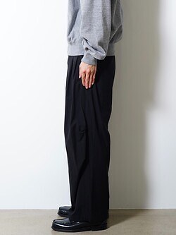 Blanc YM WOMENS & MENS Soft Cotton Knee Tuck Pants IMAGE2