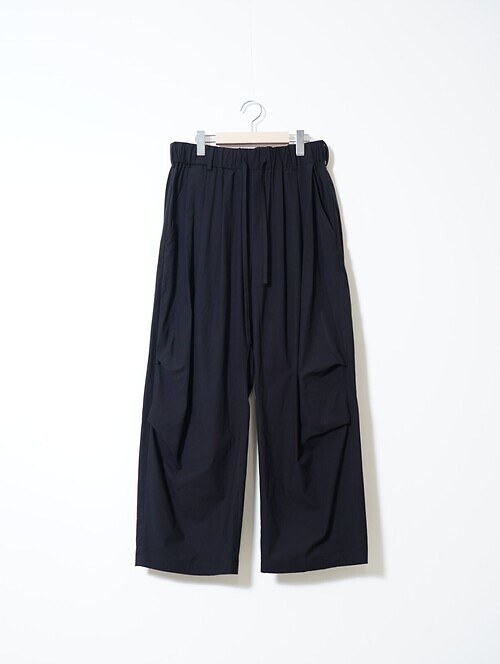 Soft Cotton Knee Tuck Pants｜Blanc YM WOMENS & MENS
