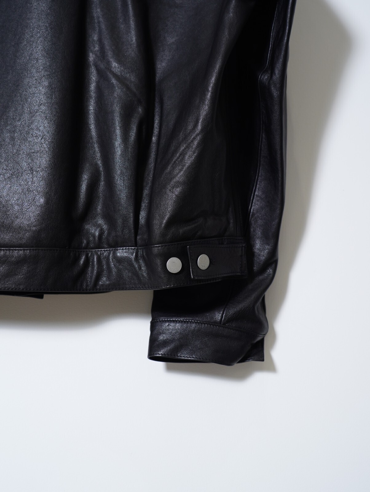 YOKE 女裝 & 男裝 Leather Trucker Jacket 圖片7
