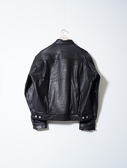 YOKE 女裝 & 男裝 Leather Trucker Jacket 圖片2