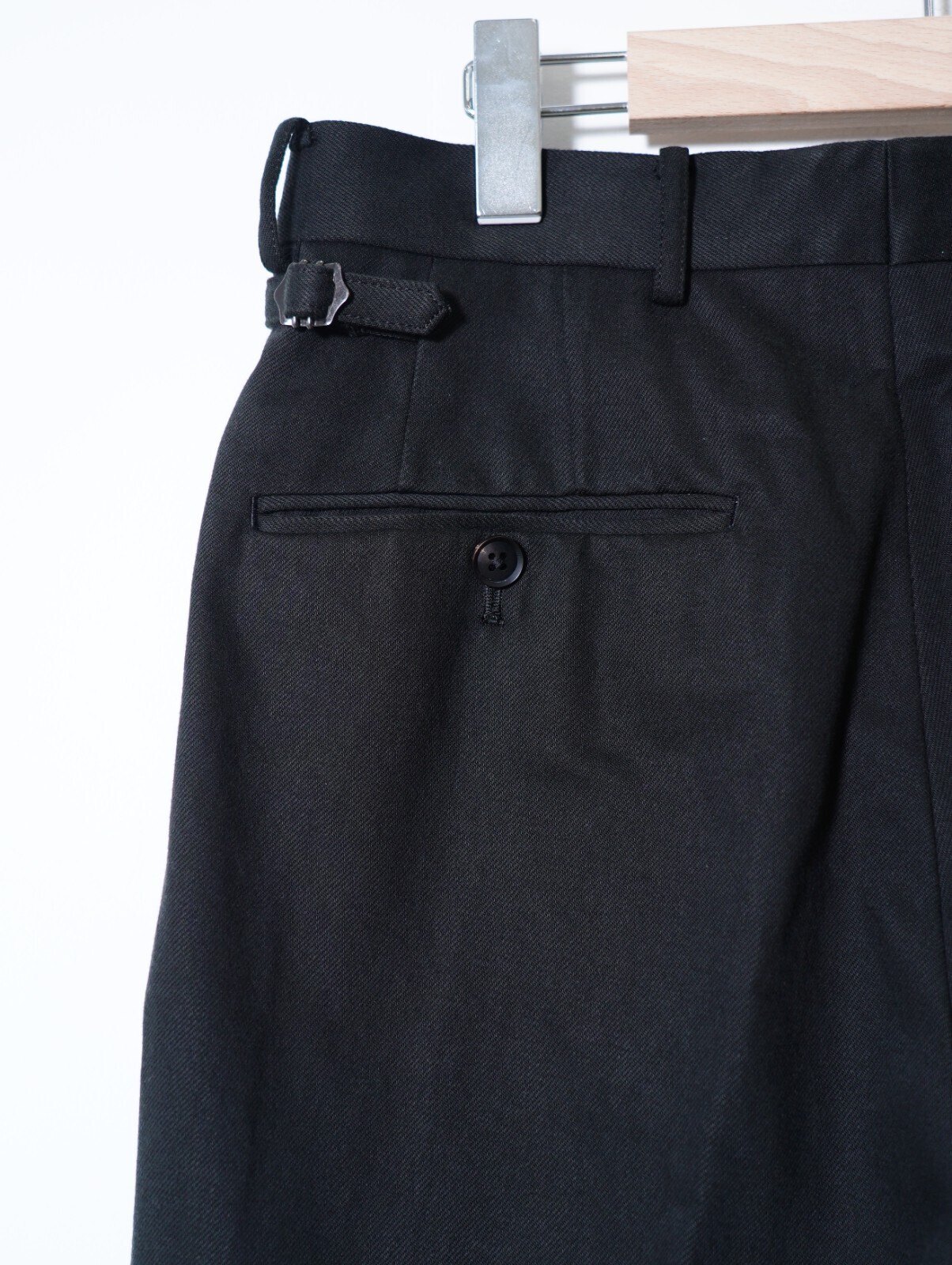 YOKE 남성 1Pleated Wide Tapered Trousers 이미지12