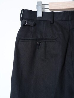 YOKE 남성 1Pleated Wide Tapered Trousers 이미지12
