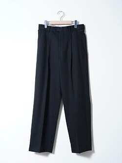 YOKE 남성 1Pleated Wide Tapered Trousers 이미지4