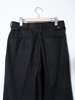 YOKE 남성 1Pleated Wide Tapered Trousers 이미지11