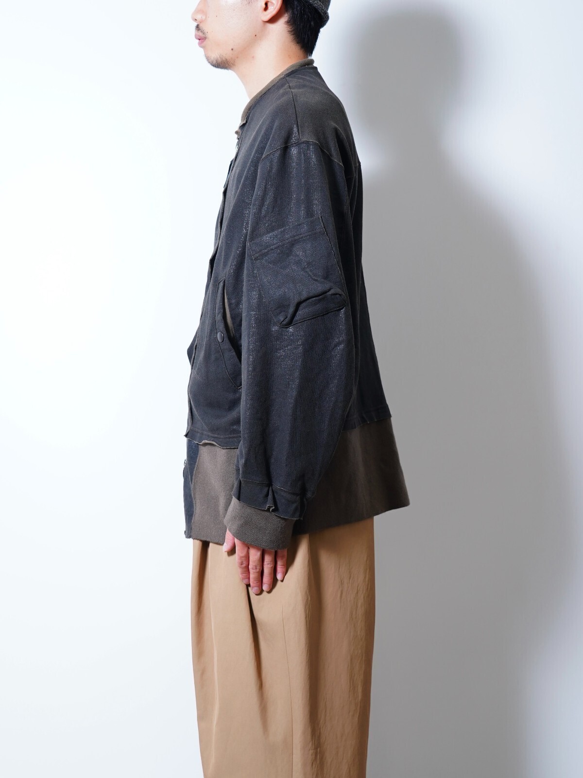 ANTHEM A WOMENS & MENS CRACK TERRY MILITARY BLOUSON IMAGE21