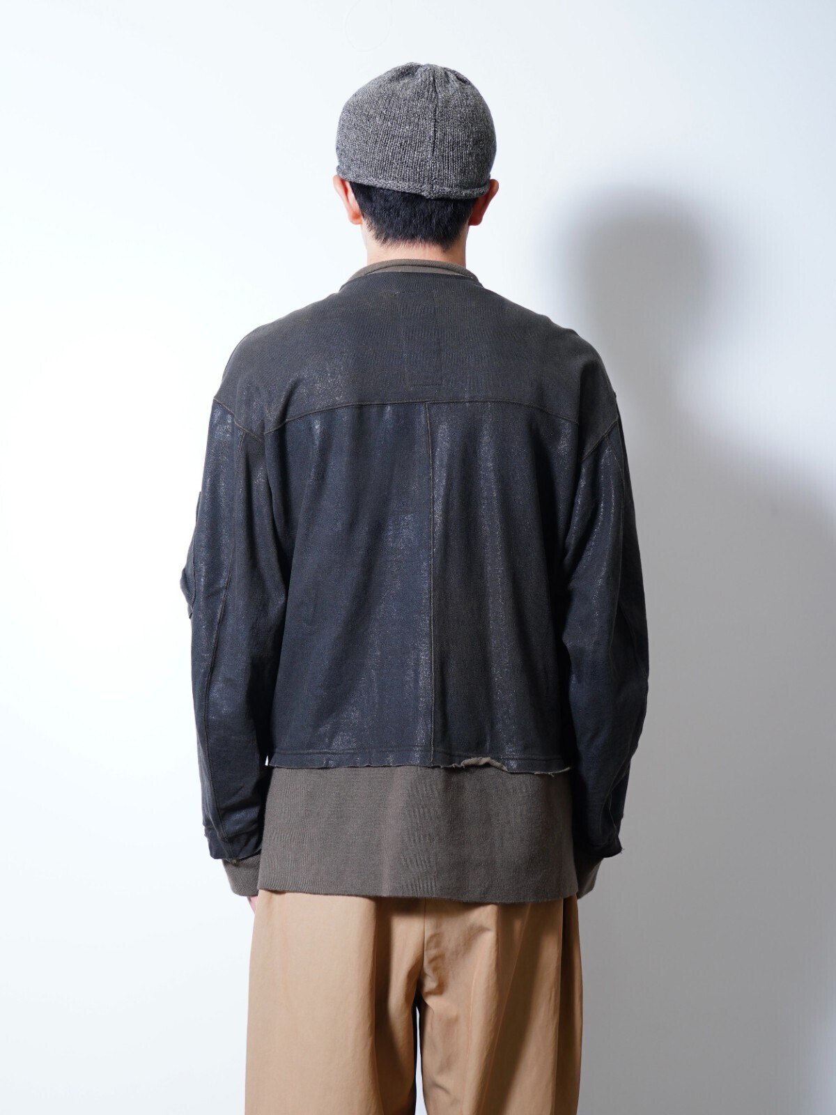 ANTHEM A WOMENS & MENS CRACK TERRY MILITARY BLOUSON IMAGE22