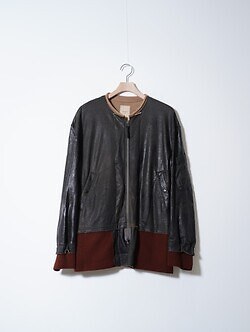 ANTHEM A 女裝 & 男裝 CRACK TERRY MILITARY BLOUSON 圖片1